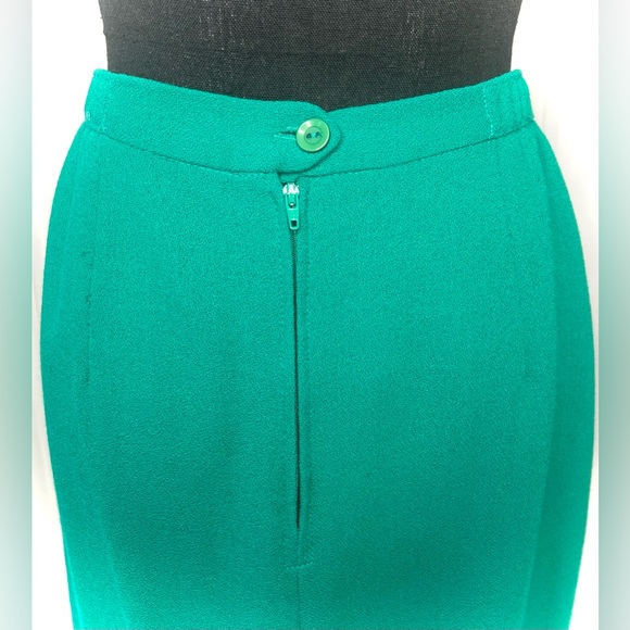 Vintage 70’s s Emerald Green Lilli Anne 3 pc. Ensemble. COAT INCLUDED! - Picture 8 of 17